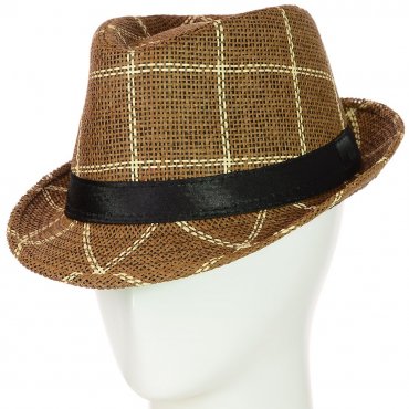 Cherya Group: Шляпа Челентанка 12017-33 коричневый - фото 1