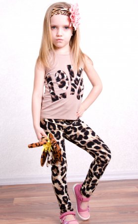 Sofia Shelest: Лосины "Лео" леопард 000423 - фото 1