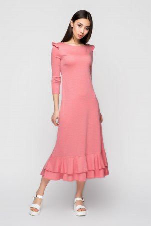 A-Dress: Розовое платье с крылышками и рюшей 70970 - фото 1