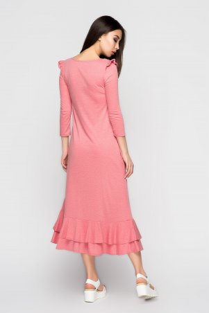A-Dress: Розовое платье с крылышками и рюшей 70970 - фото 2