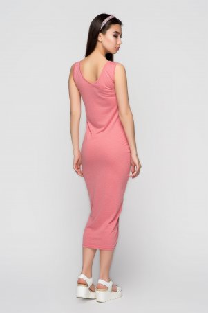 A-Dress: Розовый трикотажный сарафан с присборкой 70951 - фото 2