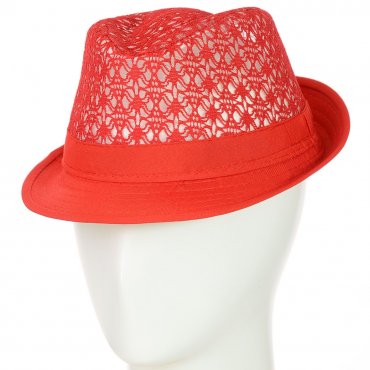 Cherya Group: Шляпа Челентанка 12017-4 красный - фото 1