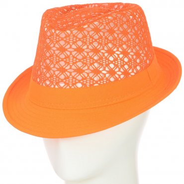 Cherya Group: Шляпа Челентанка 12017-3 оранжевый - фото 1