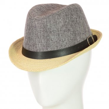 Cherya Group: Шляпа Челентанка 12017-10 серый - фото 1