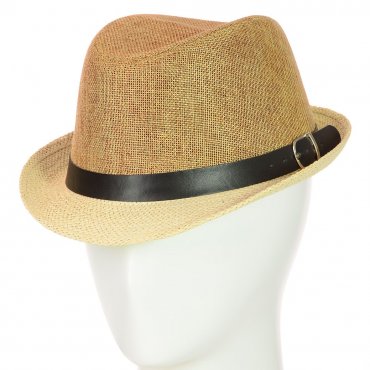 Cherya Group: Шляпа Челентанка 12017-10 светло-коричневый - фото 1