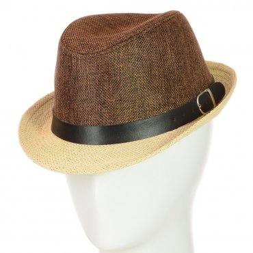 Cherya Group: Шляпа Челентанка 12017-10 коричневый - фото 1