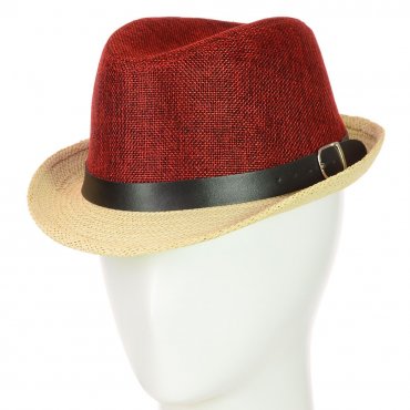 Cherya Group: Шляпа Челентанка 12017-10 бордовый - фото 1