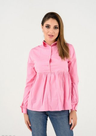 ISSA PLUS: Рубашки 5386_розовый - фото 1