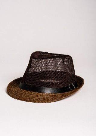 ISSA PLUS: Шляпы H-06_коричневый - фото 1