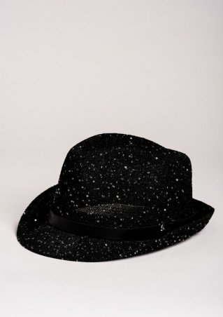 ISSA PLUS: Шляпы H-04_черный - фото 1