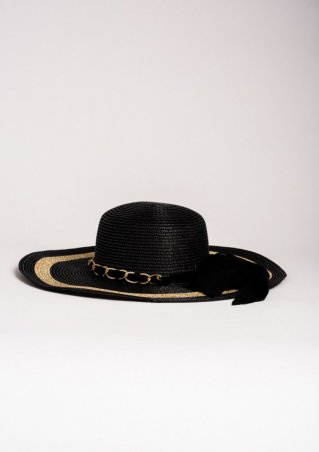ISSA PLUS: Шляпы H-01_черный - фото 1