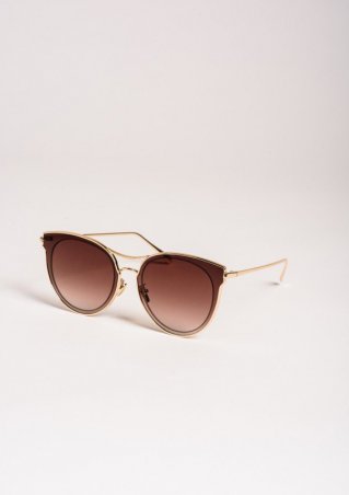 ISSA PLUS: Солнцезащитные очки O-74_коричневый - фото 1
