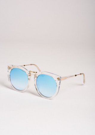 ISSA PLUS: Солнцезащитные очки O-73_голубой - фото 1