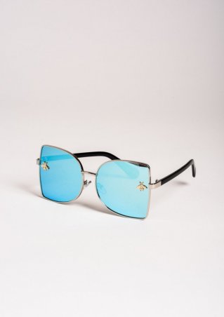 ISSA PLUS: Солнцезащитные очки O-65_голубой - фото 1