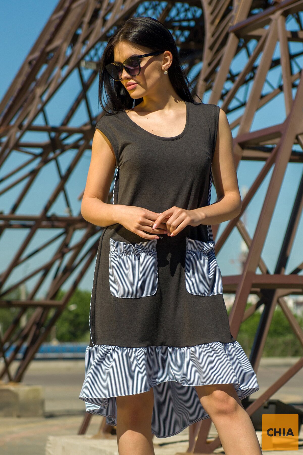 Платье Шамони черное