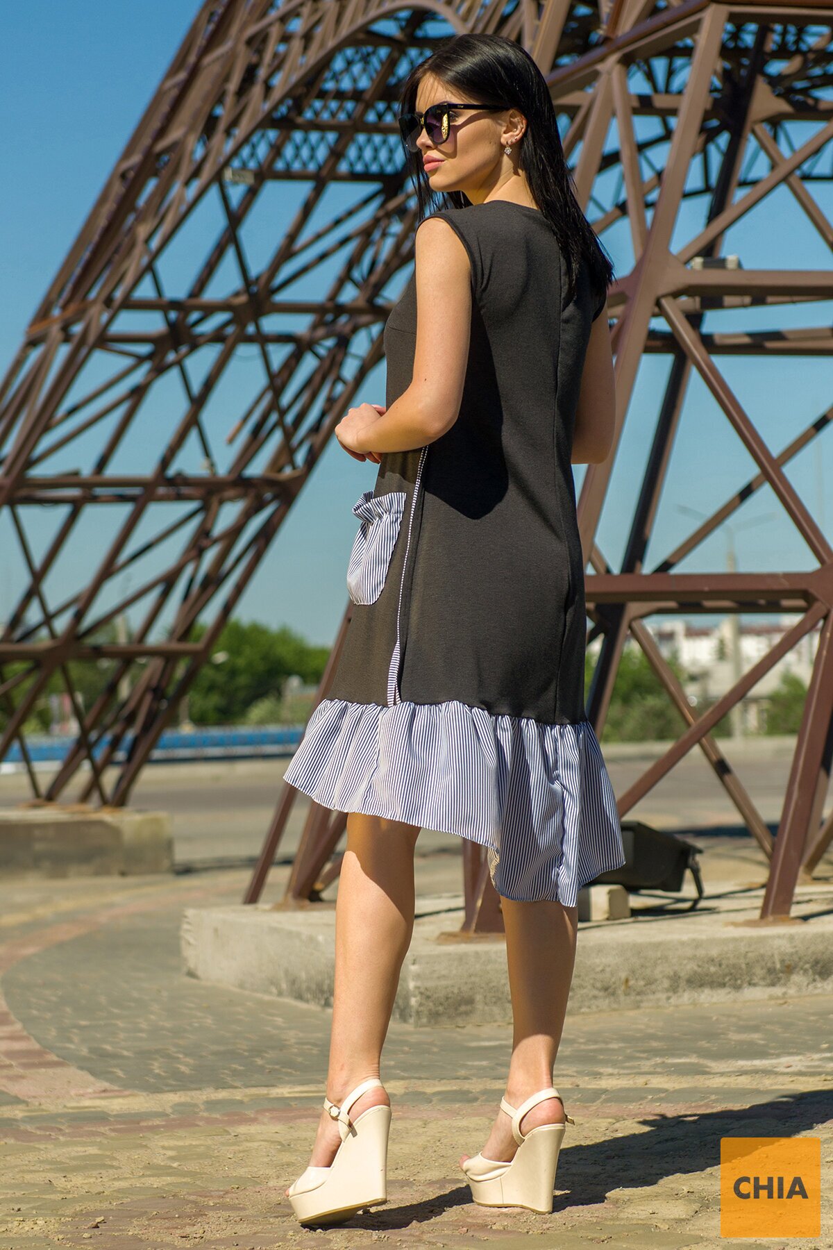 Платье Шамони черное