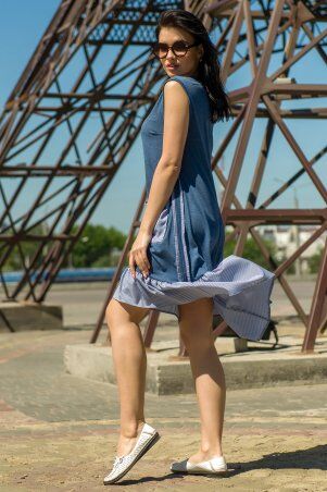 First Land Fashion: Платье Шамони синее ЗПШ 1212 - фото 3