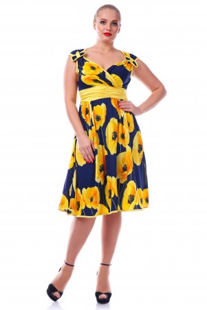 Alpama: Платье желтое SO-10802-YLW - фото 1
