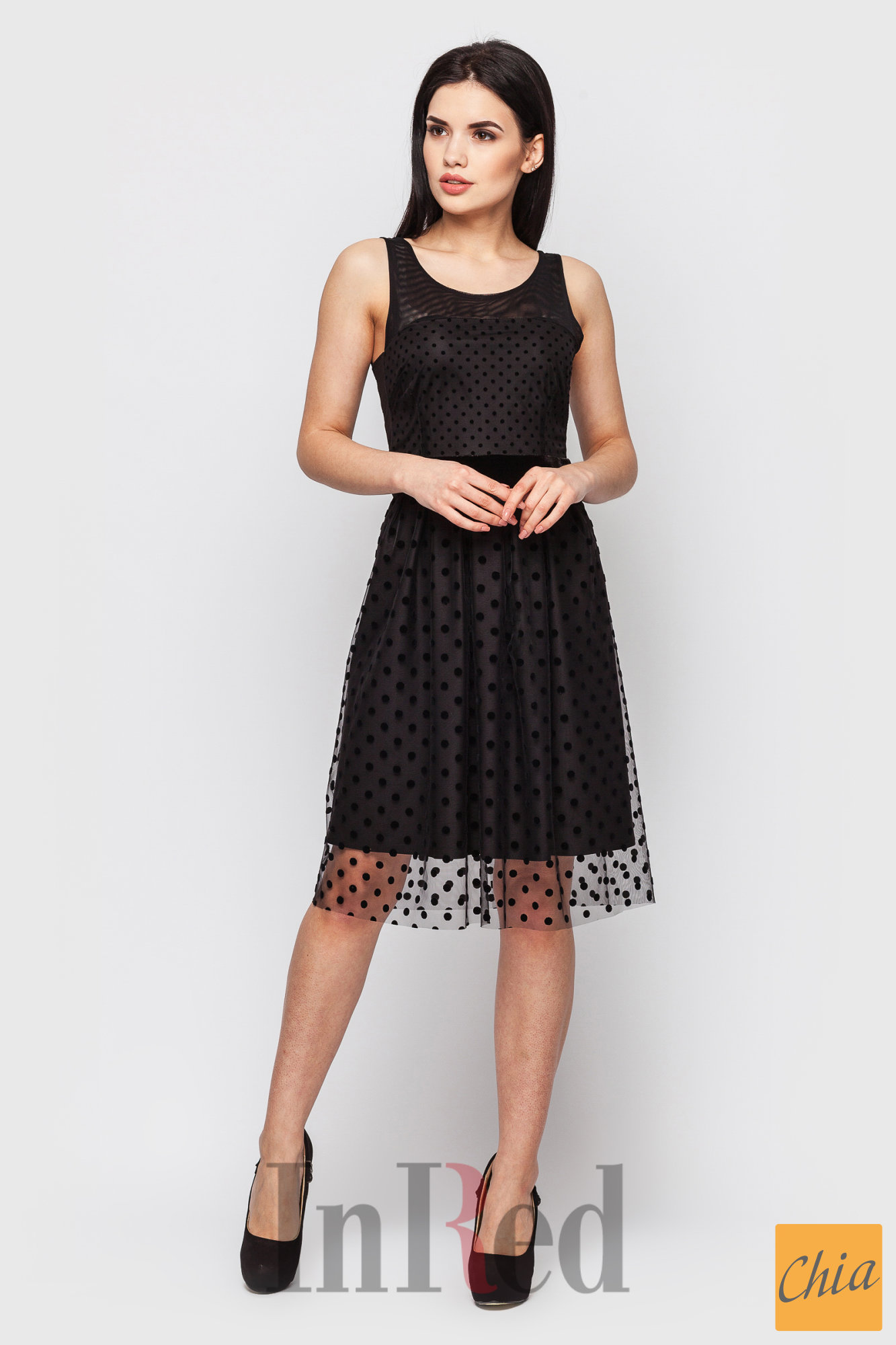 Платье "MELODY" черное