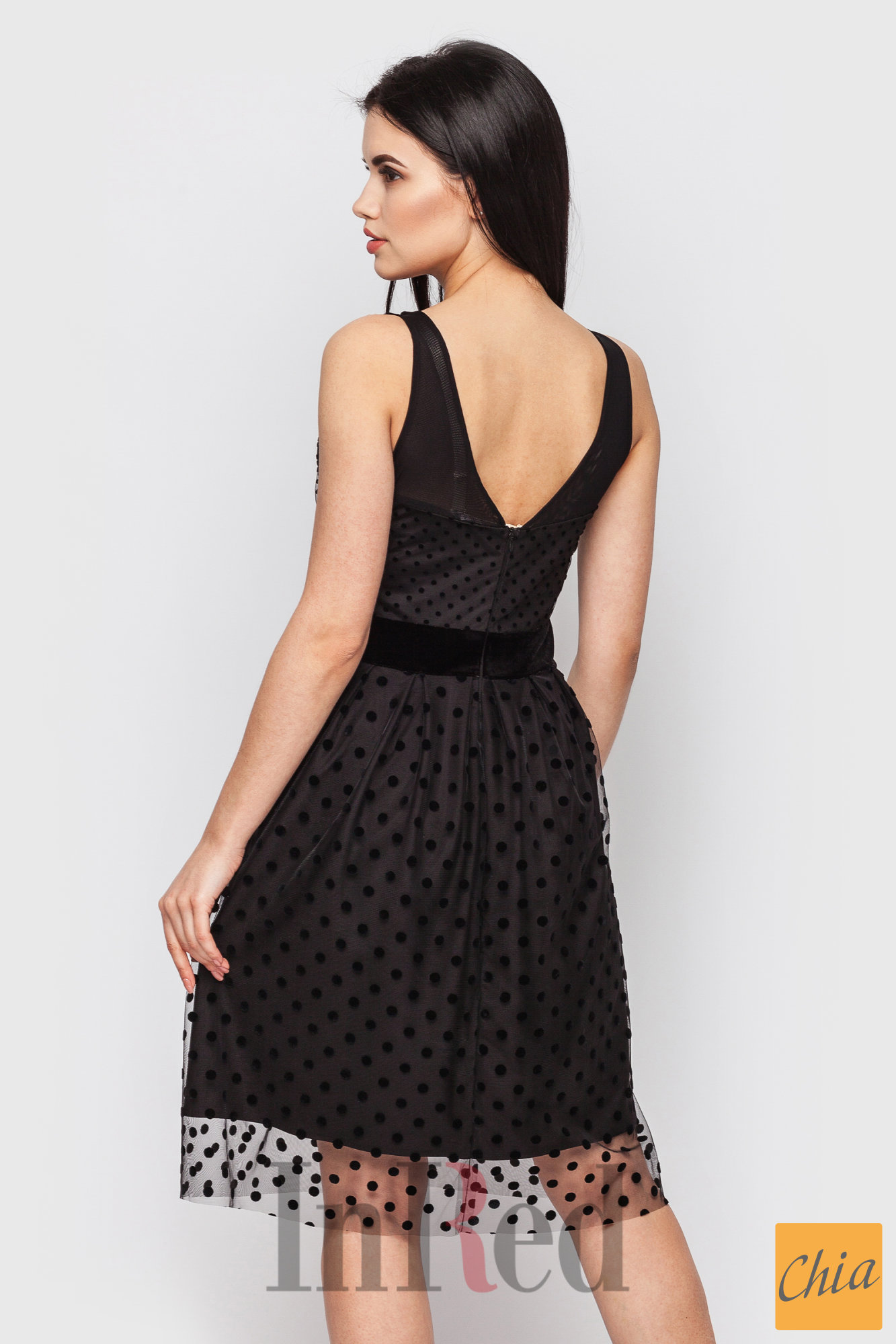 Платье "MELODY" черное