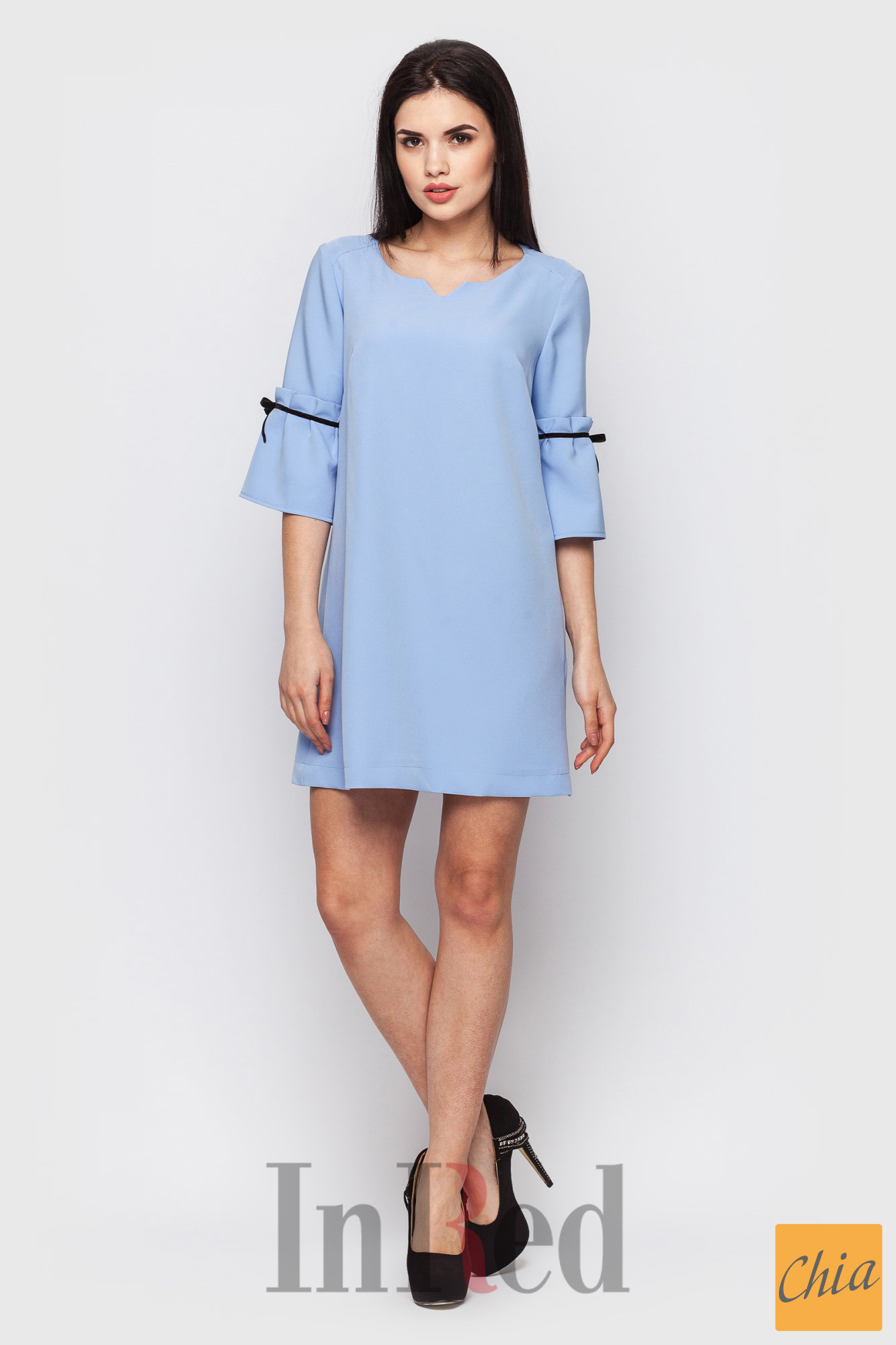 Платье "АNGEL" голубое