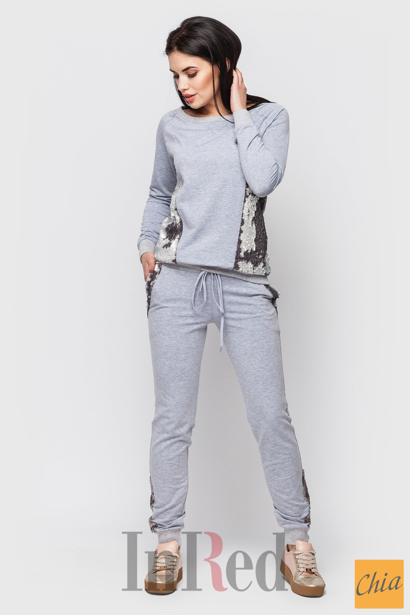 Костюм "BRIGHT" серый