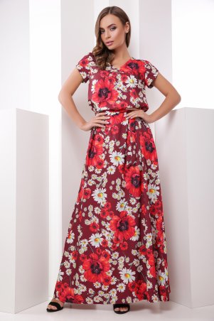 MarSe: Платье 1782 бордовый - фото 1