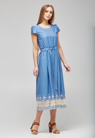 DANNA: Платье 1037 голубой - фото 1