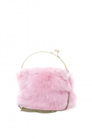 Daminika: Меховая сумка "Pink"  - фото 1