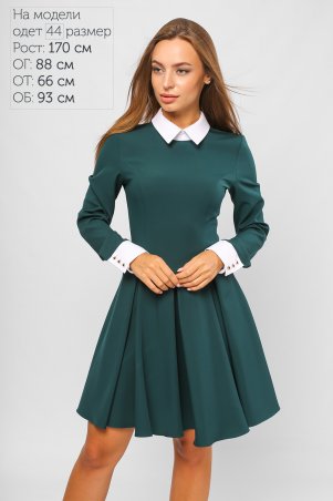 LiPar: Платье в деловом стиле Зелёное 3280 зеленый - фото 1