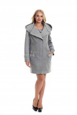 Vicco: Пальто женское осень-весна «DELFI» (цвет серый) 10 - фото 1