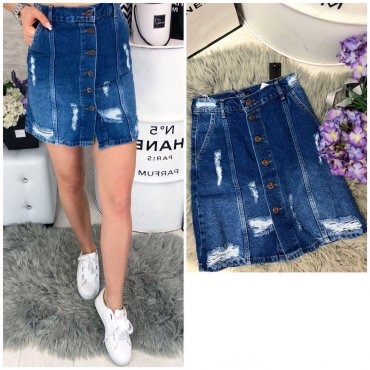 Immagine: Джинсовая юбка на пуговицах 1084-716 - фото 1