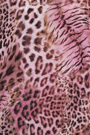 Tatiana: Многослойная блуза принт "леопард" ВЕНЕРА розовый - фото 3