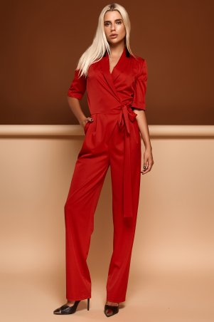 Jadone Fashion: Комбинезон Флоренс красный - фото 1