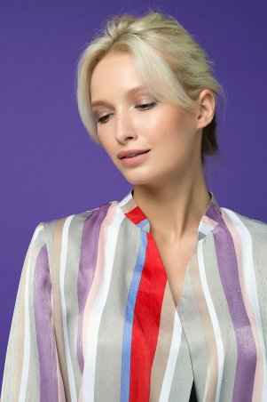 Zefir: Блуза с запАхом OLIVER фиолетовая - фото 5