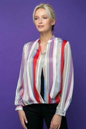 Zefir: Блуза с запАхом OLIVER фиолетовая - фото 7