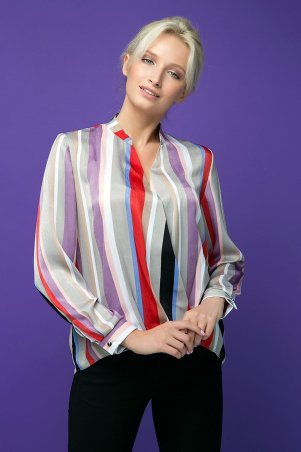 Zefir: Блуза с запАхом OLIVER фиолетовая - фото 8