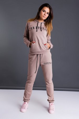 Modna Anka: Спортивный костюм T-star-f вишневый 211436 - фото 1