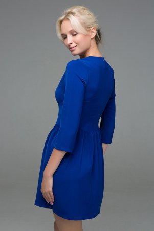 Zefir: Платье с пышной юбкой LOFT синее - фото 2