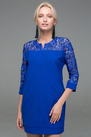 Zefir: Платье с карманами BELL синее - фото 2