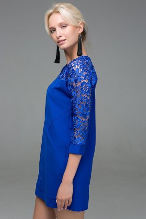 Zefir: Платье с карманами BELL синее - фото 3