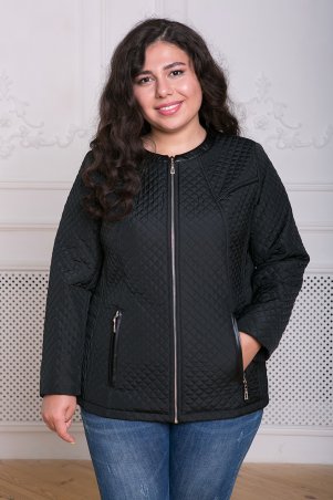 Tatiana: Куртка из стеганой плащевки ЛИКА черная - фото 1