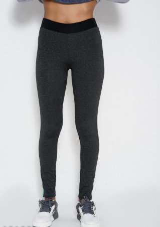 ISSA PLUS: Спортивные штаны 10190_темно-серый/салатовый - фото 1