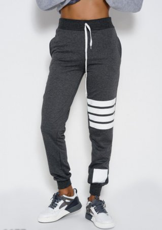 ISSA PLUS: Спортивные штаны 6677_темно-серый - фото 1