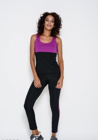 ISSA PLUS: Спортивные костюмы 10202_черный/фиолетовый - фото 1