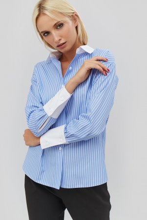 Cardo: Рубашка "JULIEN" голубой CRD1802-0141 - фото 1