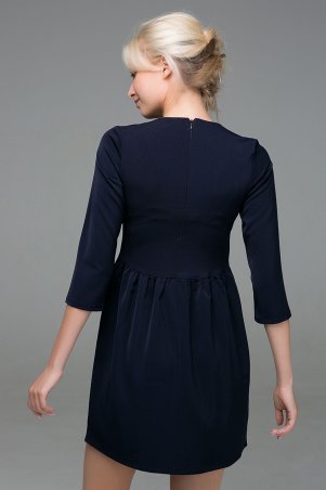 Zefir: Платье с пышной юбкой LOFT темно-синее - фото 3