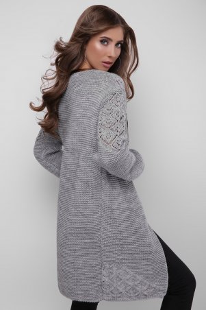 Lerri: Кардиган 174 тёмно-серый - фото 2