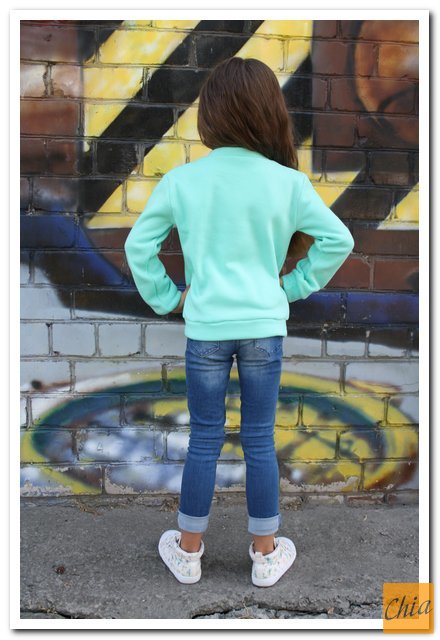 Свитшот Кошка на флисе