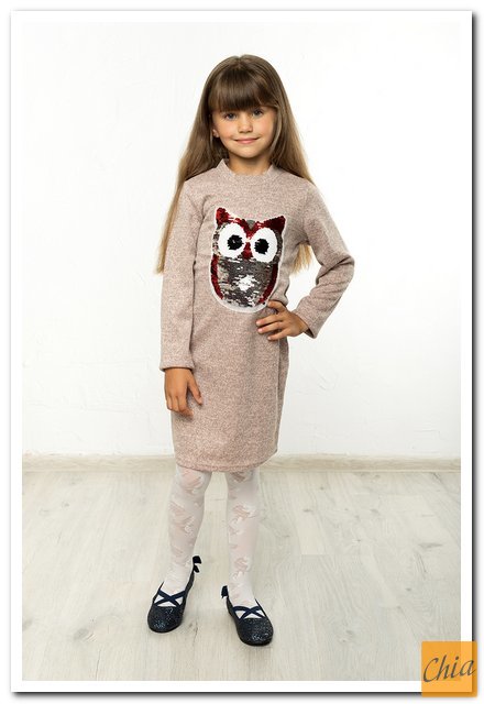 Платье детское Софи сова №1